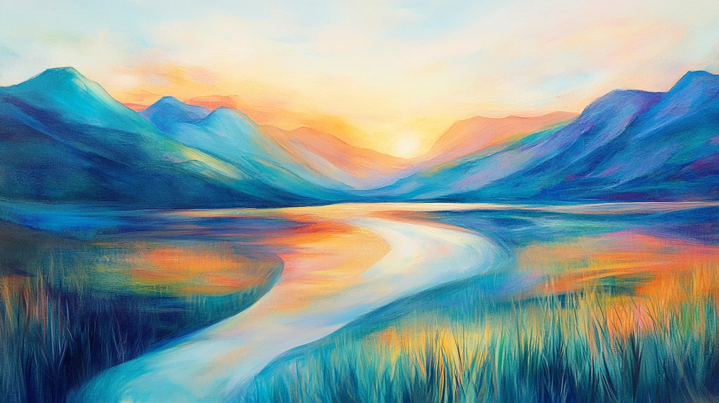 幻彩艺术山水风景