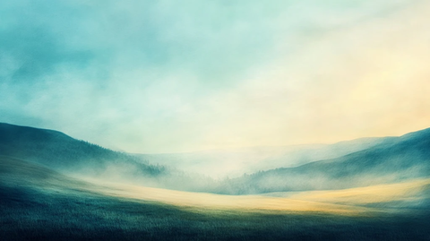 冷暖色调自然风光