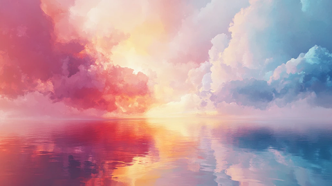 唯美云彩风景画