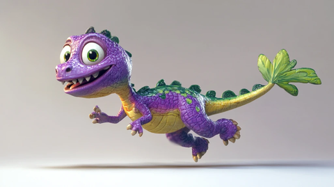 呆萌小恐龙形象