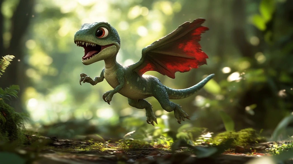 呆萌小恐龙形象