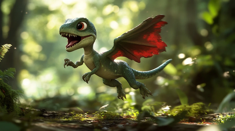 呆萌小恐龙形象