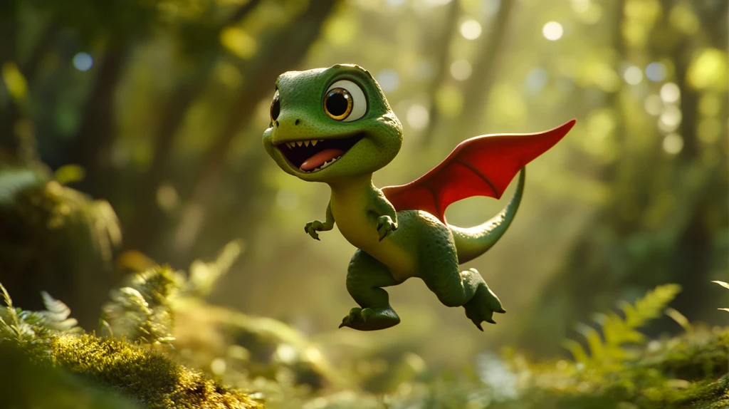 呆萌小恐龙形象