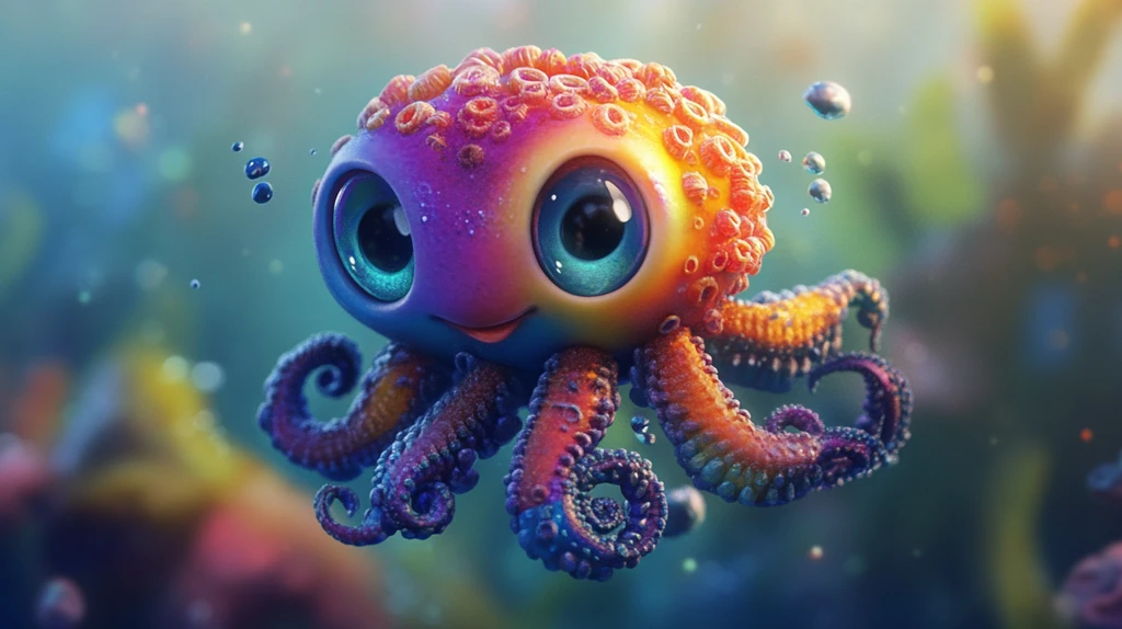 海底生物的画卷