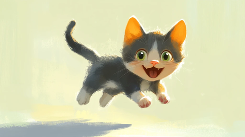 小猫咪插画
