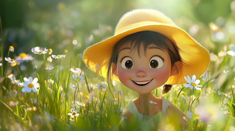 节气夏日里的小男孩