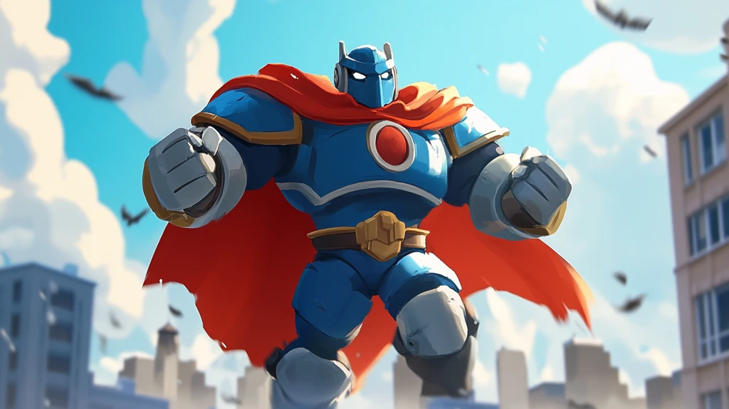 原创卡通超能侠