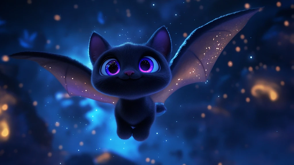 魔法飞猫星空夜