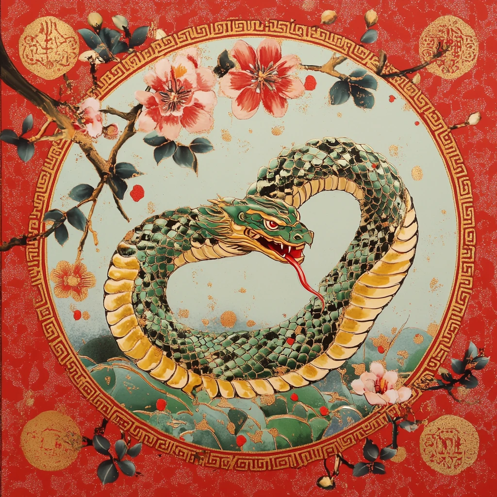 蛇年壁画