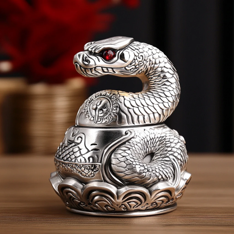 卡通生肖蛇摆件