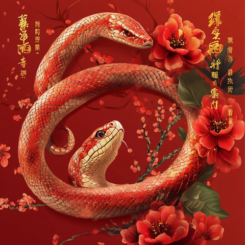 双蛇迎福