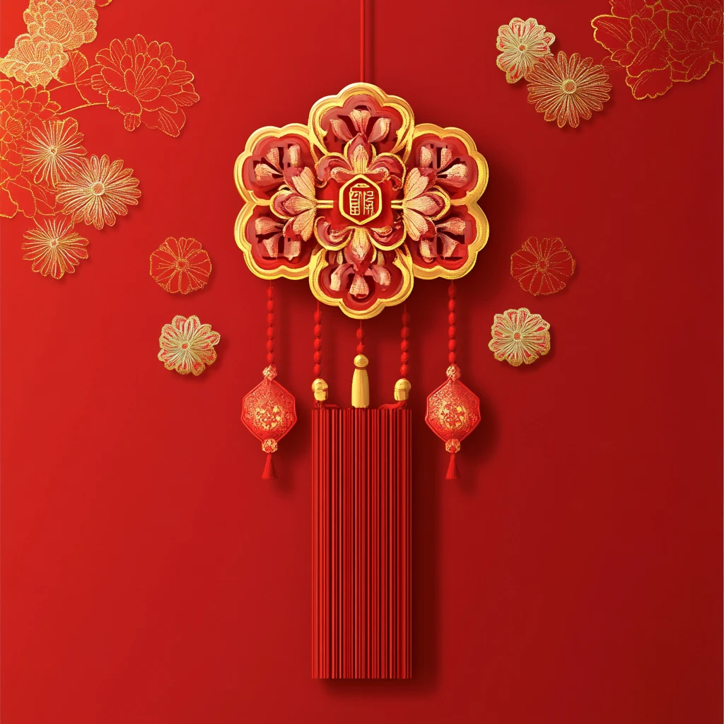 新年立体装饰挂饰