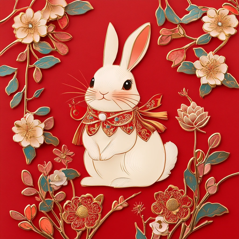 兔年剪纸风
