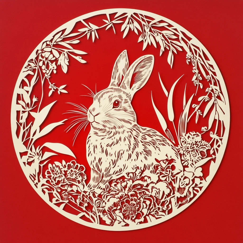 兔年剪纸