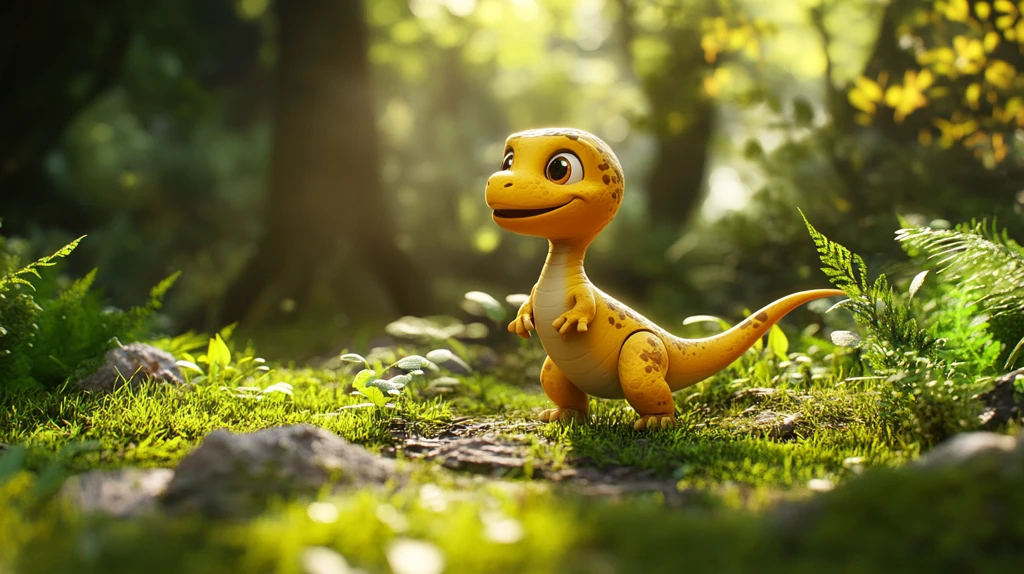 呆萌小恐龙形象