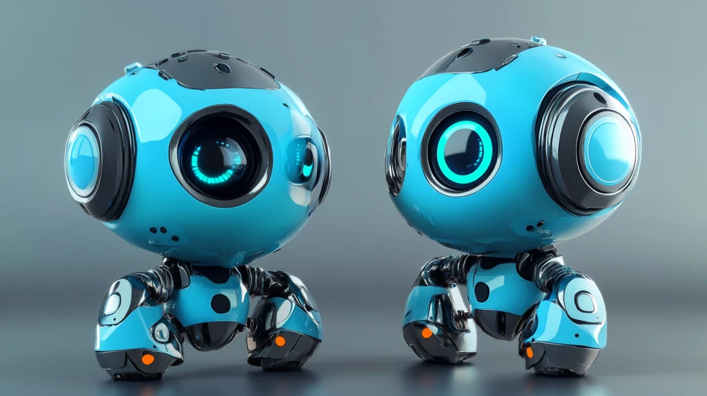 科技感娃娃吉祥物