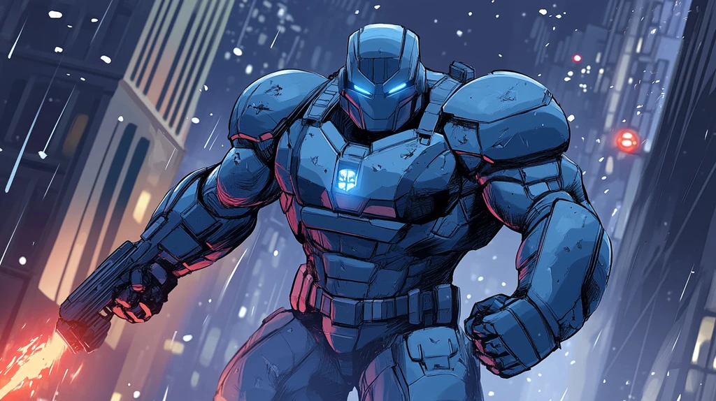 原创卡通超能侠