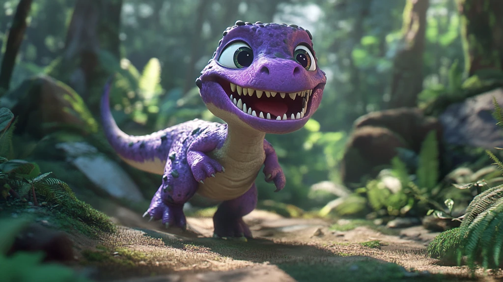 呆萌小恐龙形象