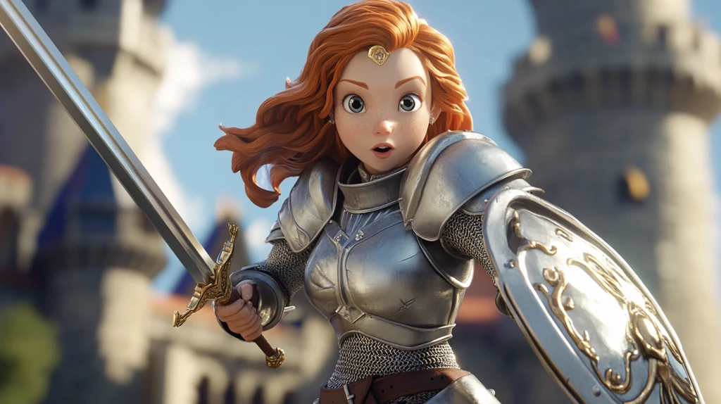 银甲女战士城堡激战