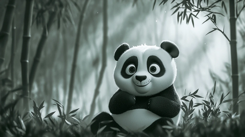 卡通熊猫壁纸