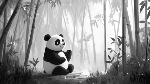 卡通熊猫壁纸