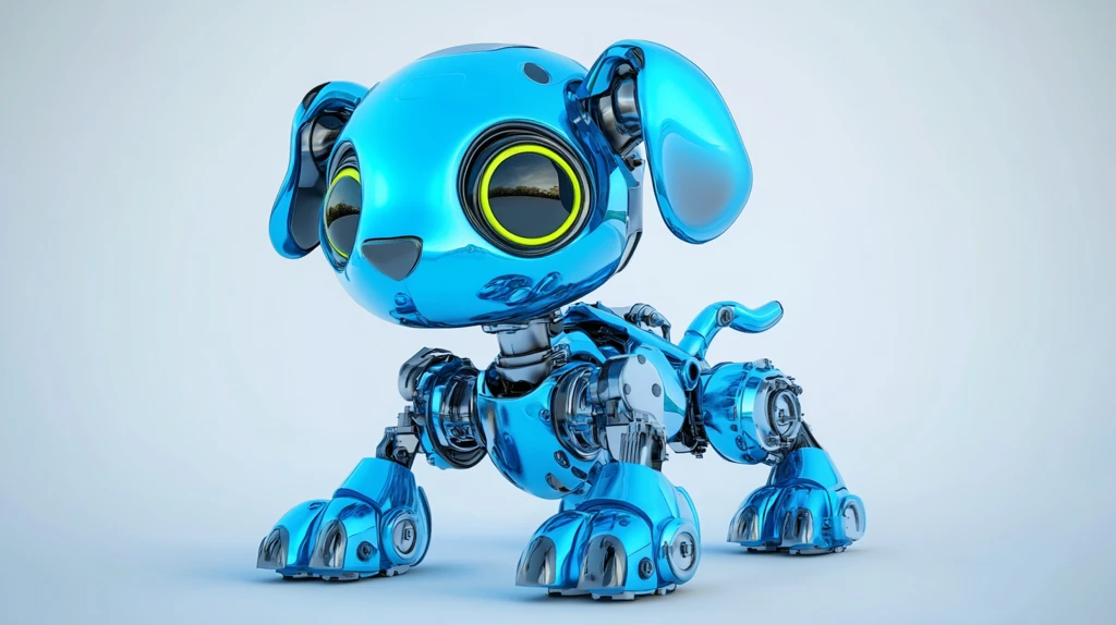 科技感娃娃吉祥物