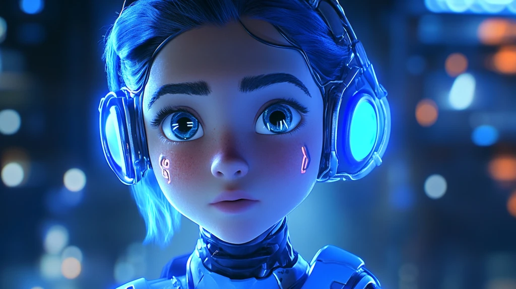 机器人少女蓝光