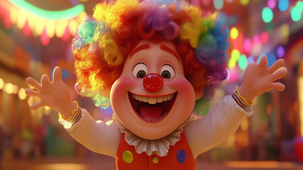 游乐园小丑大哥