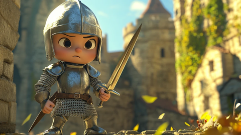 银甲骑士城堡激战