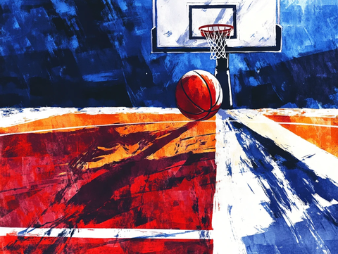 篮球插画