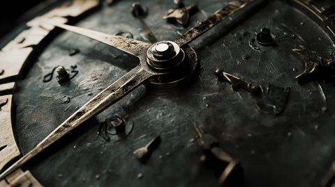 破旧钟欧美风格