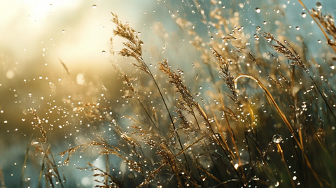 唯美秋天野草从