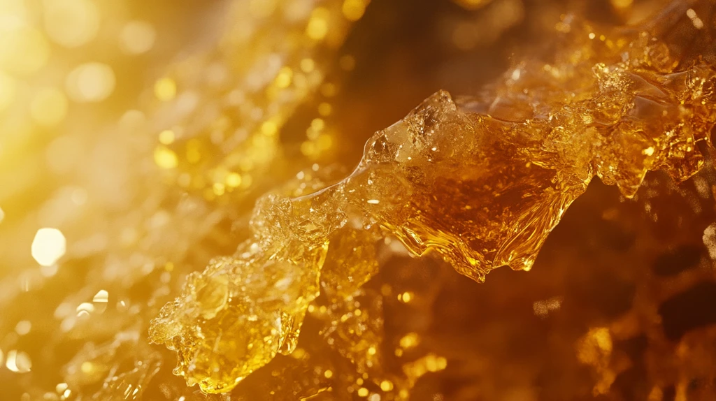 金色动感线条流体熔浆