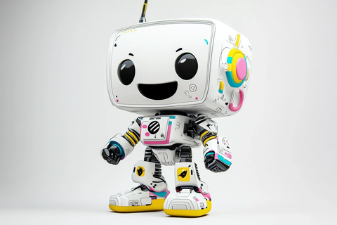 科技感娃娃吉祥物