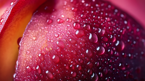 郁金香花瓣水珠