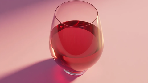 红酒杯暖色背景