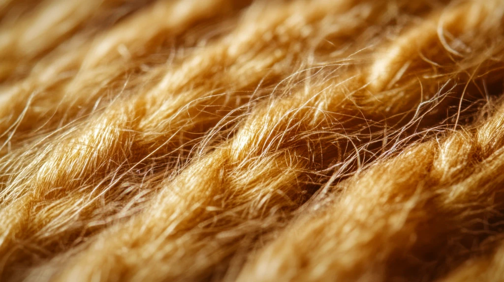 金色毛发线条纹理