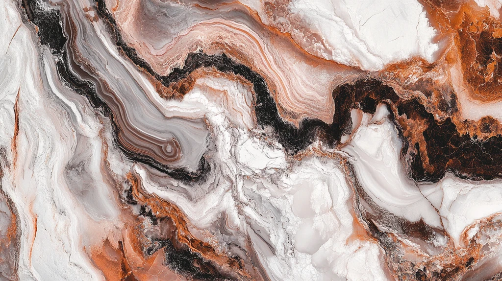 抽象炫彩流体画