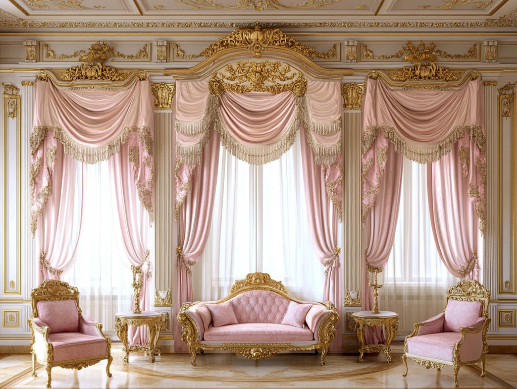 欧式场景窗帘