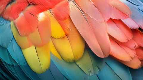 色彩鲜艳的翅膀