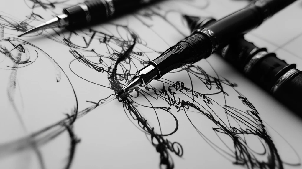 高档钢笔手绘钢笔