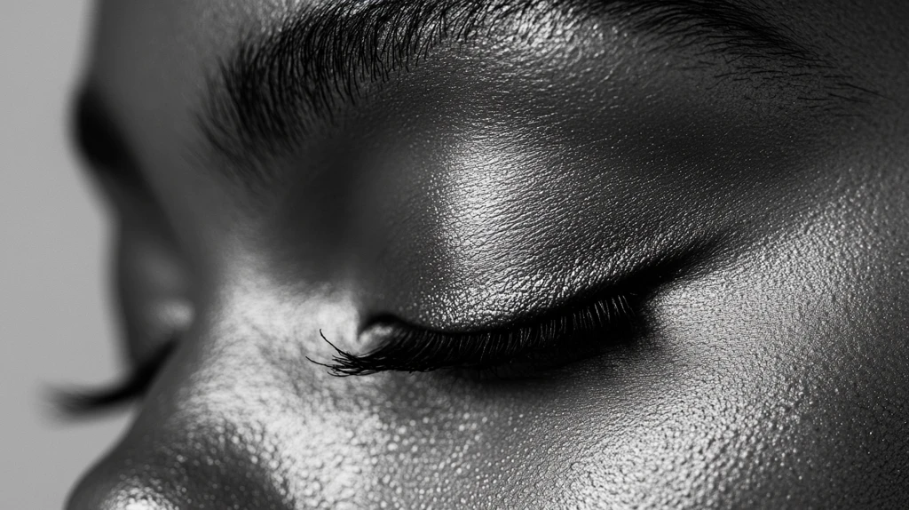 眼睫毛与眼睑细节