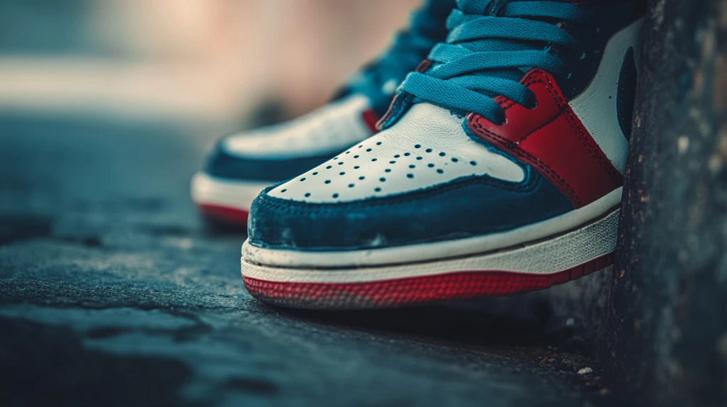 运动鞋细节设计