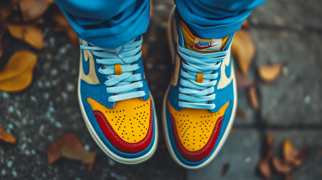 运动鞋细节设计