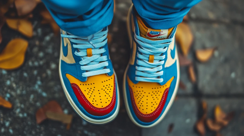 运动鞋细节设计