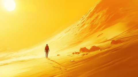 橙色背景峰会背景