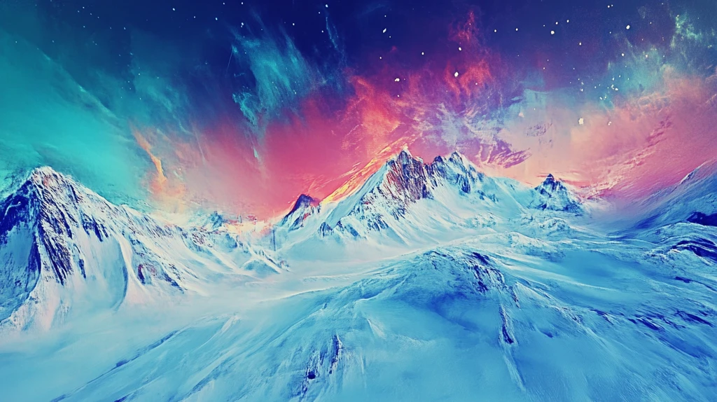 雪山高清全景图