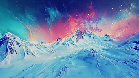 雪山高清全景图