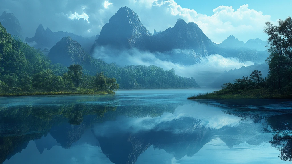 高清宽幅山水风光