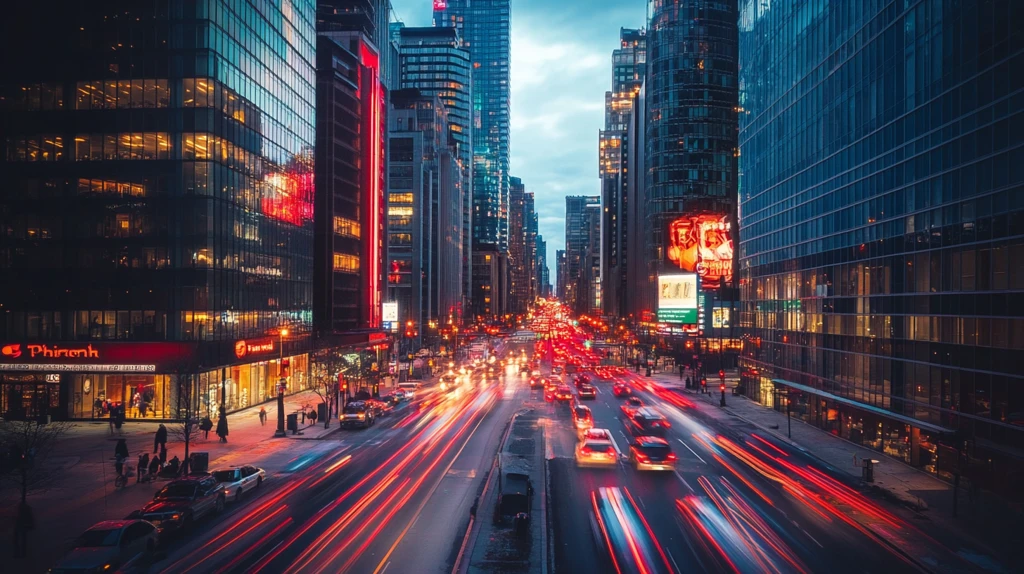 繁华地段都市交通地产